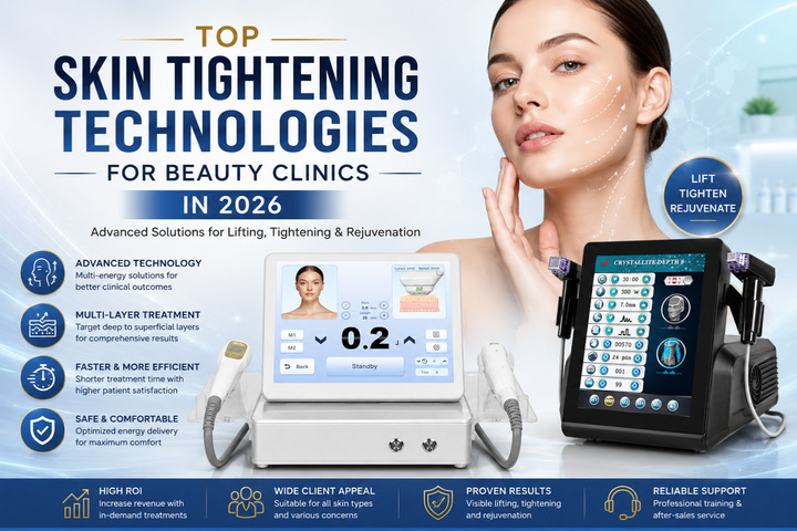 Top Skin Tightening Technologies for Beauty Clinics in 2026