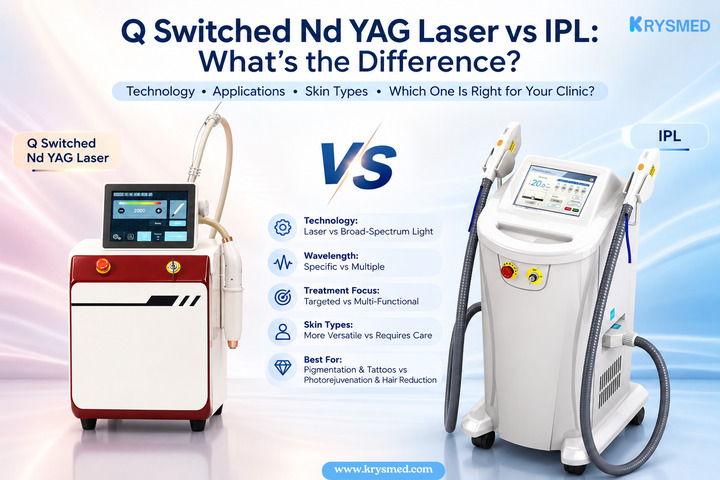 Q Switched Nd YAG Laser vs IPL: What's the Difference?