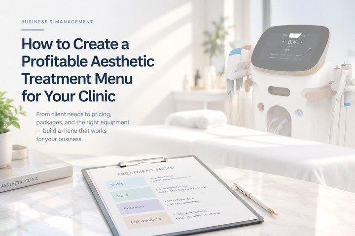 How to Create a Profitable Aesthetic Treatment Menu for Your Clinic