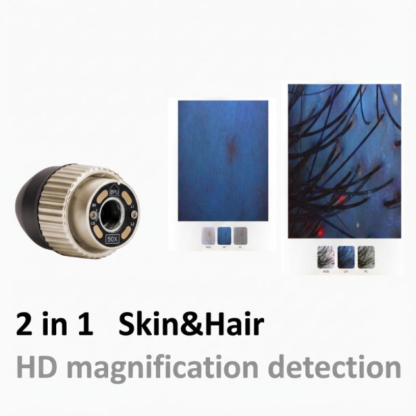 DermaScan AI 2 in 1 Skin & Hair Analyzer