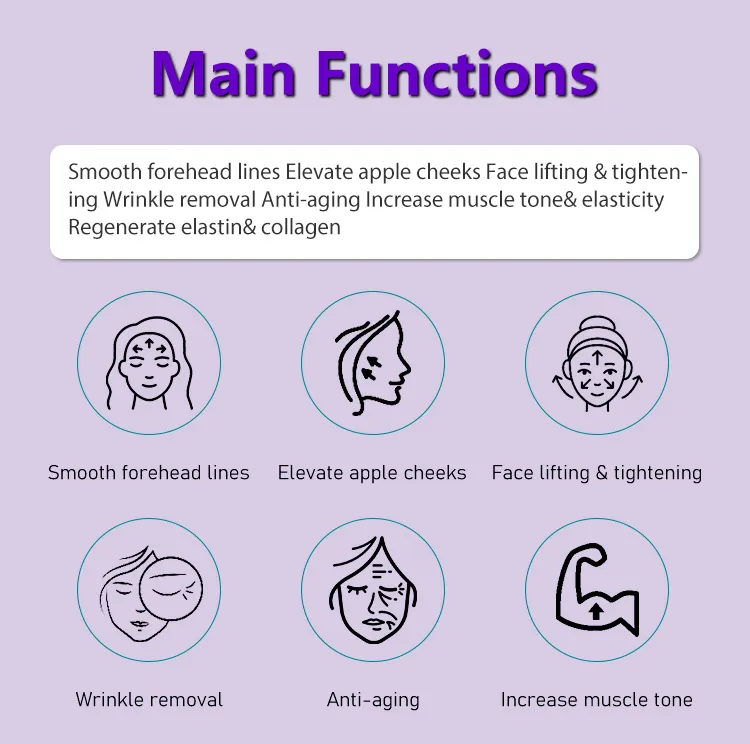 Dermatone EMS Lift functions Dermatone EMS Lift functions
