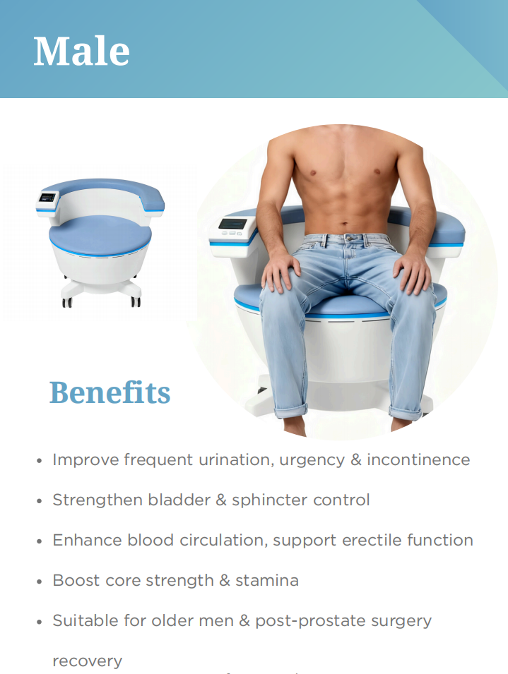 EMS Chair application man