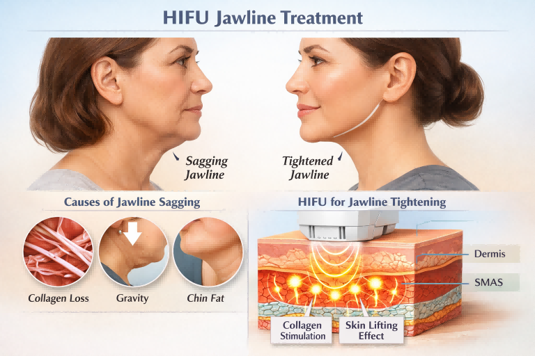 Why the Jawline Is an Ideal Area for HIFU Treatment(1)