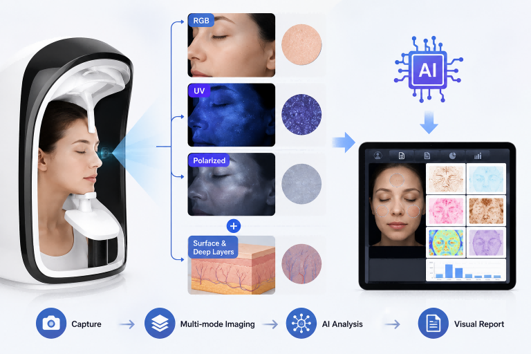 How a Professional Skin Analyzer Works